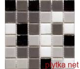 Мозаїка R-MOS WA500212211 327х327 білий 327x327x4 матова чорний мікс